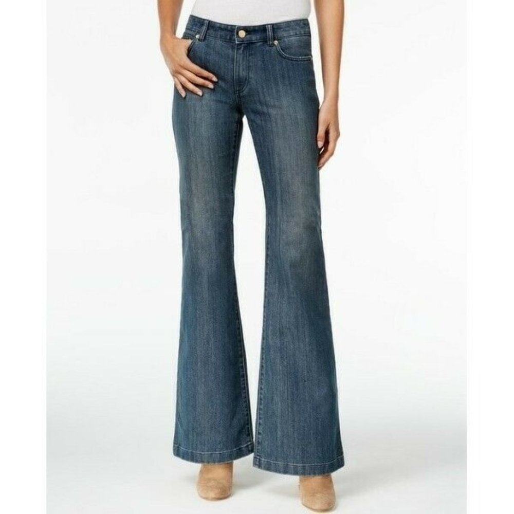 Women's Michael Kors Wide Leg Jeans W16 - Picture 1 of 12